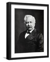 Portrait of Ferdinand Marie de Lesseps (1805-1894) French diplomat and developer of the Suez Canal-French Photographer-Framed Giclee Print