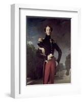 Portrait of Ferdinand Philippe, Duke of Orleans, by Jean-Auguste-Dominique Ingres-null-Framed Giclee Print