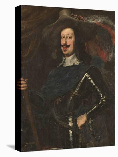 Portrait of Ferdinando II De' Medici, Grand Duke of Tuscany (1610-167)-Justus Sustermans-Stretched Canvas