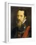 Portrait of Fernando Alvarez De Toledo, Duke of Alba-Willem Key-Framed Art Print