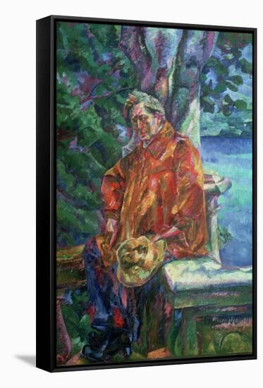 Portrait of Ferruccio Busoni 1916-Umberto Boccioni-Framed Stretched Canvas
