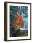 Portrait of Ferruccio Busoni 1916-Umberto Boccioni-Framed Giclee Print