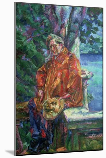 Portrait of Ferruccio Busoni 1916-Umberto Boccioni-Mounted Giclee Print