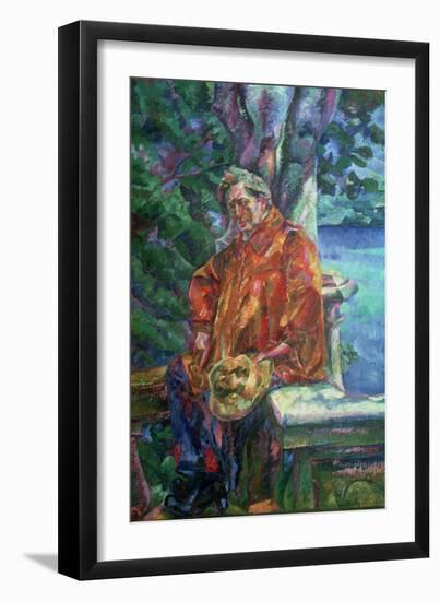 Portrait of Ferruccio Busoni 1916-Umberto Boccioni-Framed Premium Giclee Print