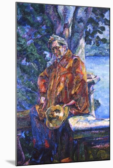 Portrait of Ferruccio Busoni, 1916-Umberto Boccioni-Mounted Giclee Print