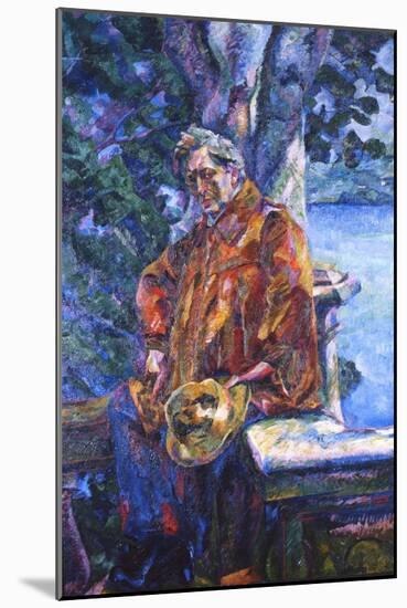 Portrait of Ferruccio Busoni, 1916-Umberto Boccioni-Mounted Giclee Print