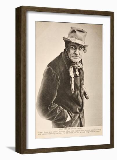 Portrait of Fictional Character Bill Skyes-null-Framed Giclee Print