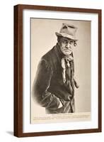 Portrait of Fictional Character Bill Skyes-null-Framed Giclee Print