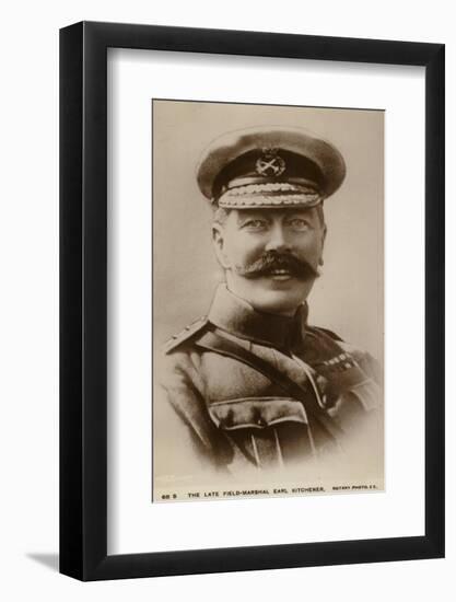 Portrait of Field Marshal, Earl Kitchener-null-Framed Photographic Print