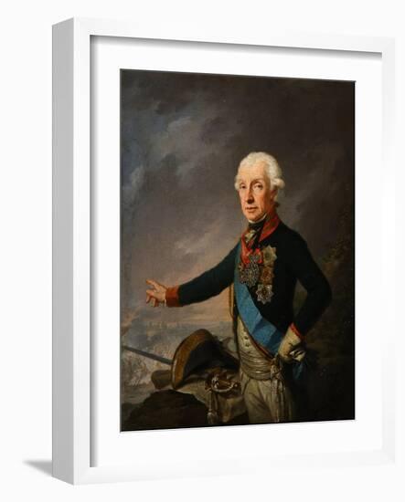 Portrait of Field Marshal Generalissimo Prince Alexander Suvorov, 1799-Josef Kreuzinger-Framed Giclee Print