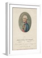 Portrait of Field Marshal Generalissimo Prince Alexander Suvorov, 1799-Josef Kreuzinger-Framed Giclee Print