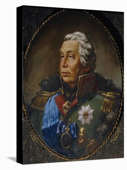 Portrait of Field Marshal Prince Mikhail Kutuzov (1745-181)-null-Stretched Canvas