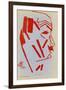 Portrait of Filippo Tommaso Marinetti, 1914-Nikolai Ivanovich Kulbin-Framed Giclee Print