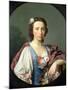 Portrait of Flora Macdonald, 18th Century-Allan Ramsay-Mounted Giclee Print