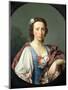 Portrait of Flora Macdonald, 18th Century-Allan Ramsay-Mounted Giclee Print