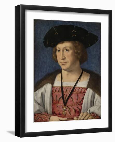 Portrait of Floris Van Egmond, Count of Buren En Leerdam-Jan Gossaert-Framed Art Print