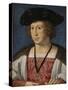 Portrait of Floris Van Egmond, Count of Buren En Leerdam-Jan Gossaert-Stretched Canvas