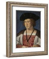 Portrait of Floris Van Egmond, Count of Buren En Leerdam-Jan Gossaert-Framed Art Print