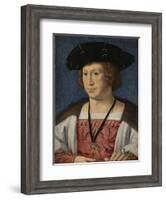 Portrait of Floris Van Egmond, Count of Buren En Leerdam-Jan Gossaert-Framed Art Print