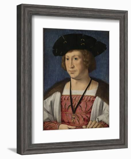 Portrait of Floris Van Egmond, Count of Buren En Leerdam-Jan Gossaert-Framed Art Print