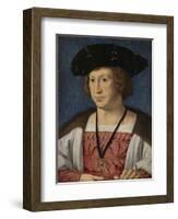 Portrait of Floris Van Egmond, Count of Buren En Leerdam-Jan Gossaert-Framed Art Print