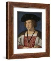 Portrait of Floris Van Egmond, Count of Buren En Leerdam-Jan Gossaert-Framed Art Print