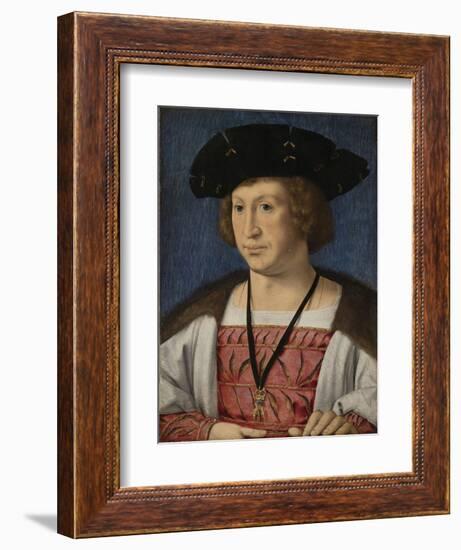 Portrait of Floris Van Egmond, Count of Buren En Leerdam-Jan Gossaert-Framed Art Print