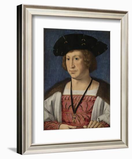 Portrait of Floris Van Egmond, Count of Buren En Leerdam-Jan Gossaert-Framed Art Print