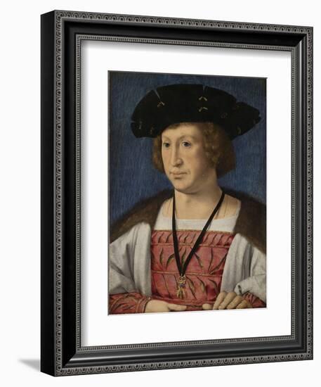 Portrait of Floris Van Egmond, Count of Buren En Leerdam-Jan Gossaert-Framed Art Print