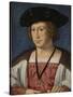 Portrait of Floris Van Egmond, Count of Buren En Leerdam-Jan Gossaert-Stretched Canvas
