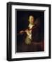 Portrait of Flutist-Alexis Grimou-Framed Giclee Print