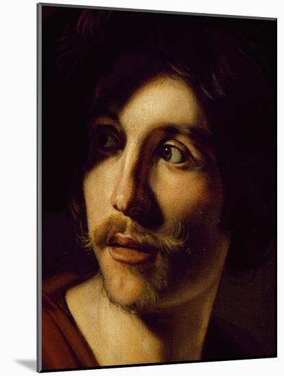 Portrait of Flutist-Nicolas Tournier-Mounted Giclee Print