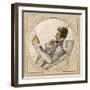 Portrait of Ford Madox Brown (Watercolour over Graphite with Pen and Blue Ink on Off-White Paper)-John Everett Millais-Framed Giclee Print