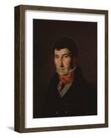 Portrait of Fougerat (Oil on Canvas)-Ferdinand Victor Eugene Delacroix-Framed Giclee Print