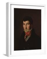 Portrait of Fougerat (Oil on Canvas)-Ferdinand Victor Eugene Delacroix-Framed Giclee Print