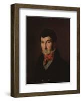 Portrait of Fougerat (Oil on Canvas)-Ferdinand Victor Eugene Delacroix-Framed Giclee Print