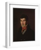 Portrait of Fougerat (Oil on Canvas)-Ferdinand Victor Eugene Delacroix-Framed Giclee Print