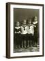 Portrait of Four Children, 1910s-Georgi Vasilievich Trunov-Framed Giclee Print