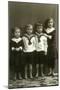 Portrait of Four Children, 1910s-Georgi Vasilievich Trunov-Mounted Giclee Print