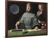 Portrait of Fra Luca Pacioli with a Pupil-Jacopo de'Barbari-Framed Art Print