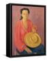 Portrait of Franca-Cavalli Emanuele-Framed Stretched Canvas