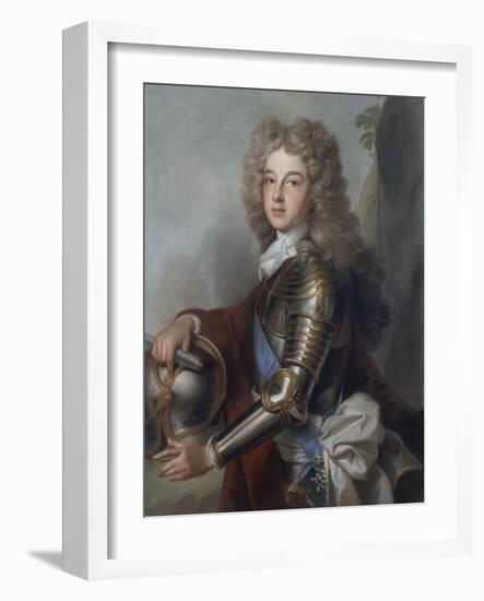 Portrait of France Philip, Duke of Anjou (1683-1746)-Joseph Vivien-Framed Giclee Print