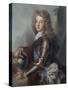 Portrait of France Philip, Duke of Anjou (1683-1746)-Joseph Vivien-Stretched Canvas