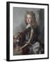 Portrait of France Philip, Duke of Anjou (1683-1746)-Joseph Vivien-Framed Giclee Print