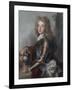 Portrait of France Philip, Duke of Anjou (1683-1746)-Joseph Vivien-Framed Giclee Print