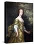 Portrait of Frances, Duchess of Richmond, C1662-1665-Peter Lely-Stretched Canvas