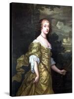 Portrait of Frances, Duchess of Richmond, C1662-1665-Peter Lely-Stretched Canvas