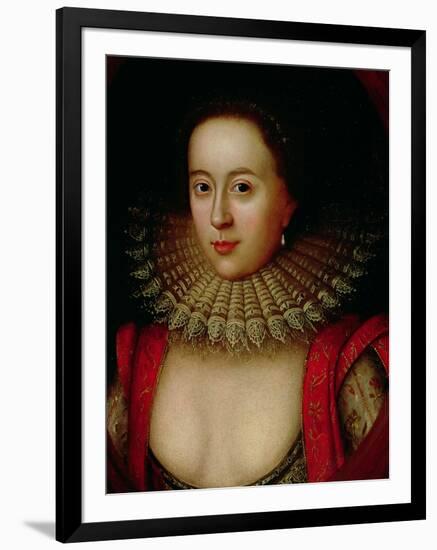 Portrait of Frances Howard (1590-1632) Countess of Somerset, circa 1615-William Larkin-Framed Giclee Print