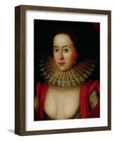 Portrait of Frances Howard (1590-1632) Countess of Somerset, circa 1615-William Larkin-Framed Giclee Print