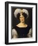 Portrait of Frances Majnoni D'Intignano Dell'Acquafredda-Francesco Hayez-Framed Giclee Print